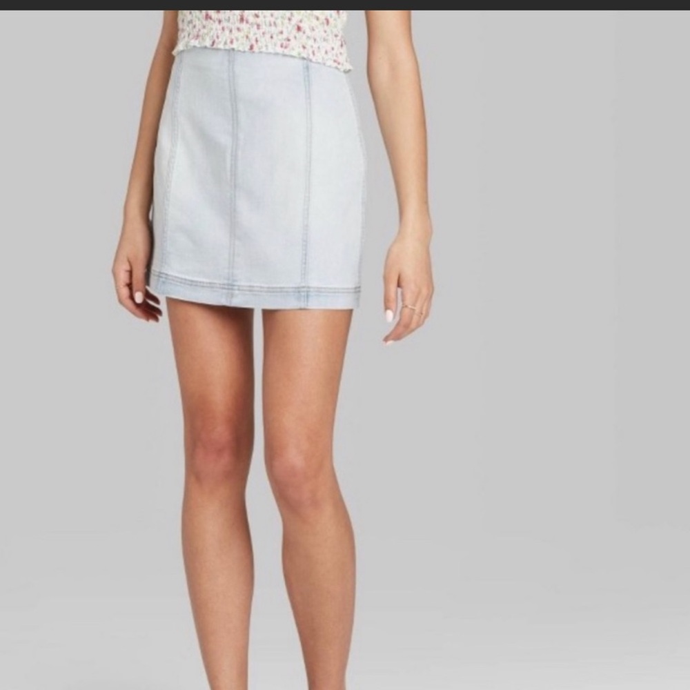 Denim skirt